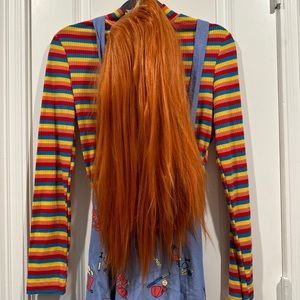Women’s Chuckie Costume w/ synthetic wig